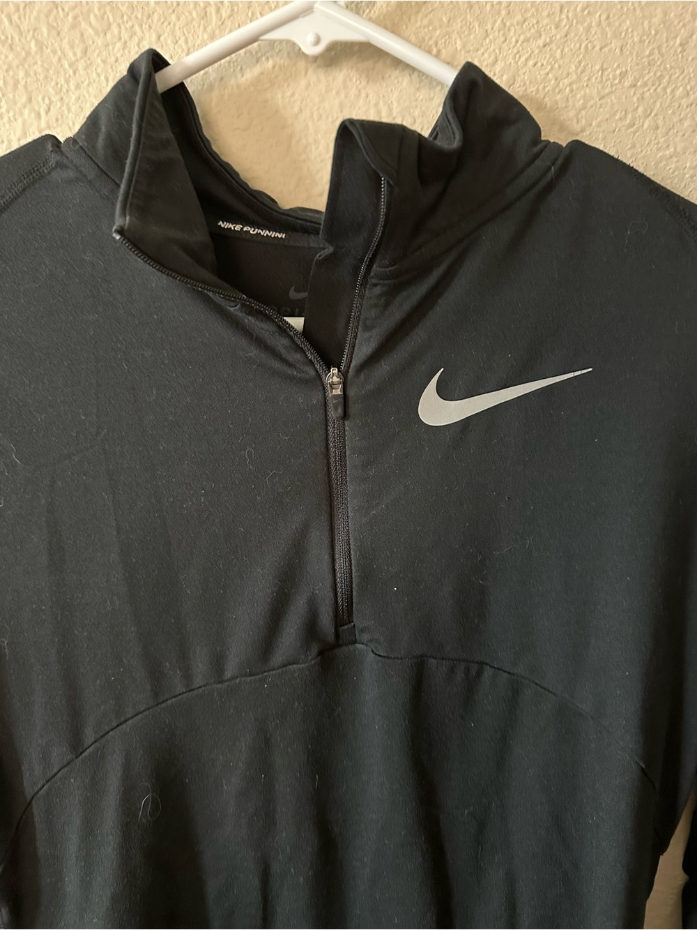 Nike women's Black Dri-FIT Half-Zip Long Sleeve Pullover size XL/ NWOT 1224 - Picture 3 of 4